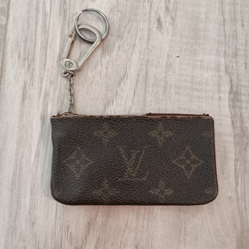 Authentic Louis Vuitton Vintage Monogram Card Coin Wallet Pouch - Picture 2 of 11